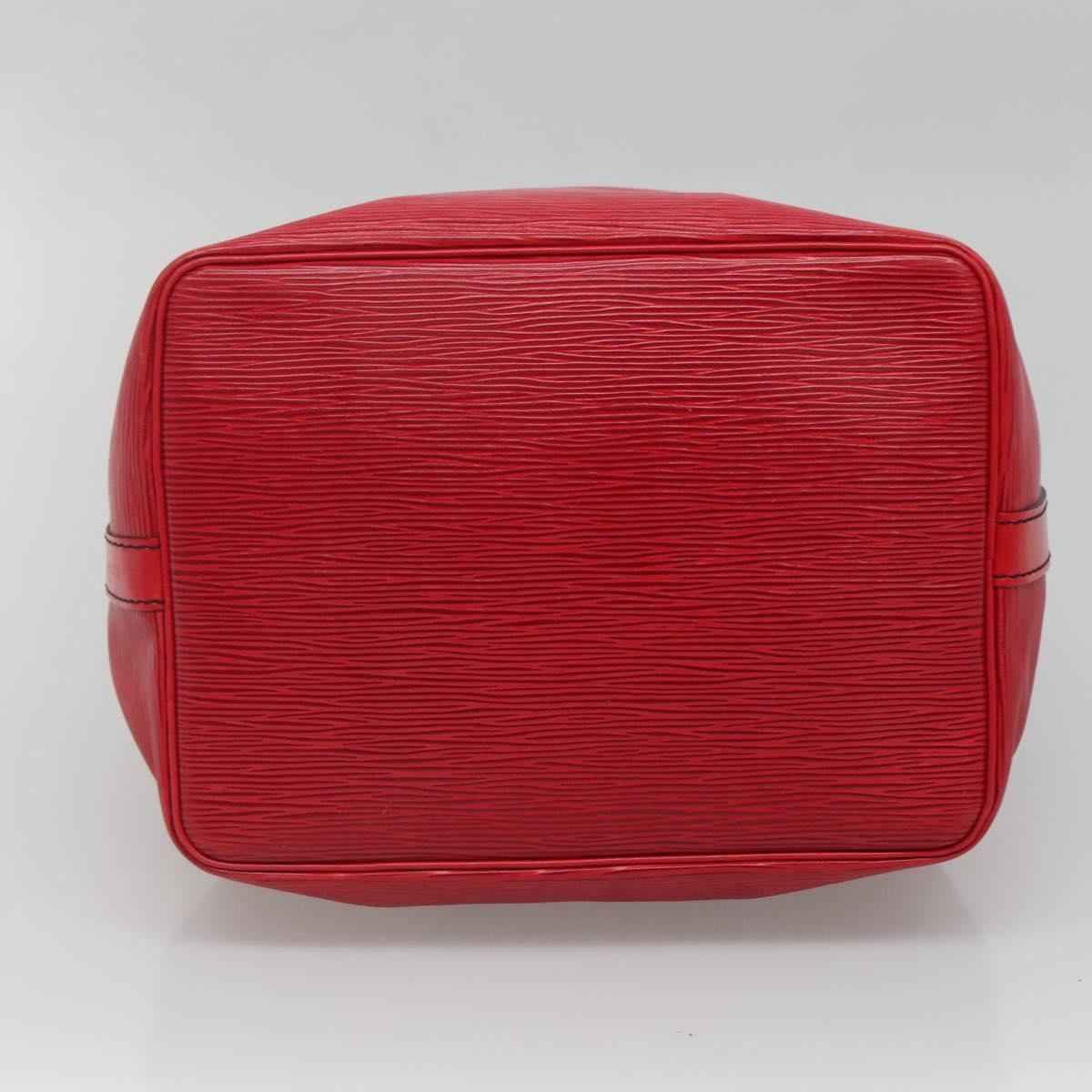 LOUIS VUITTON Epi Petit Noe Shoulder Bag Red M44107 LV Auth yk19377