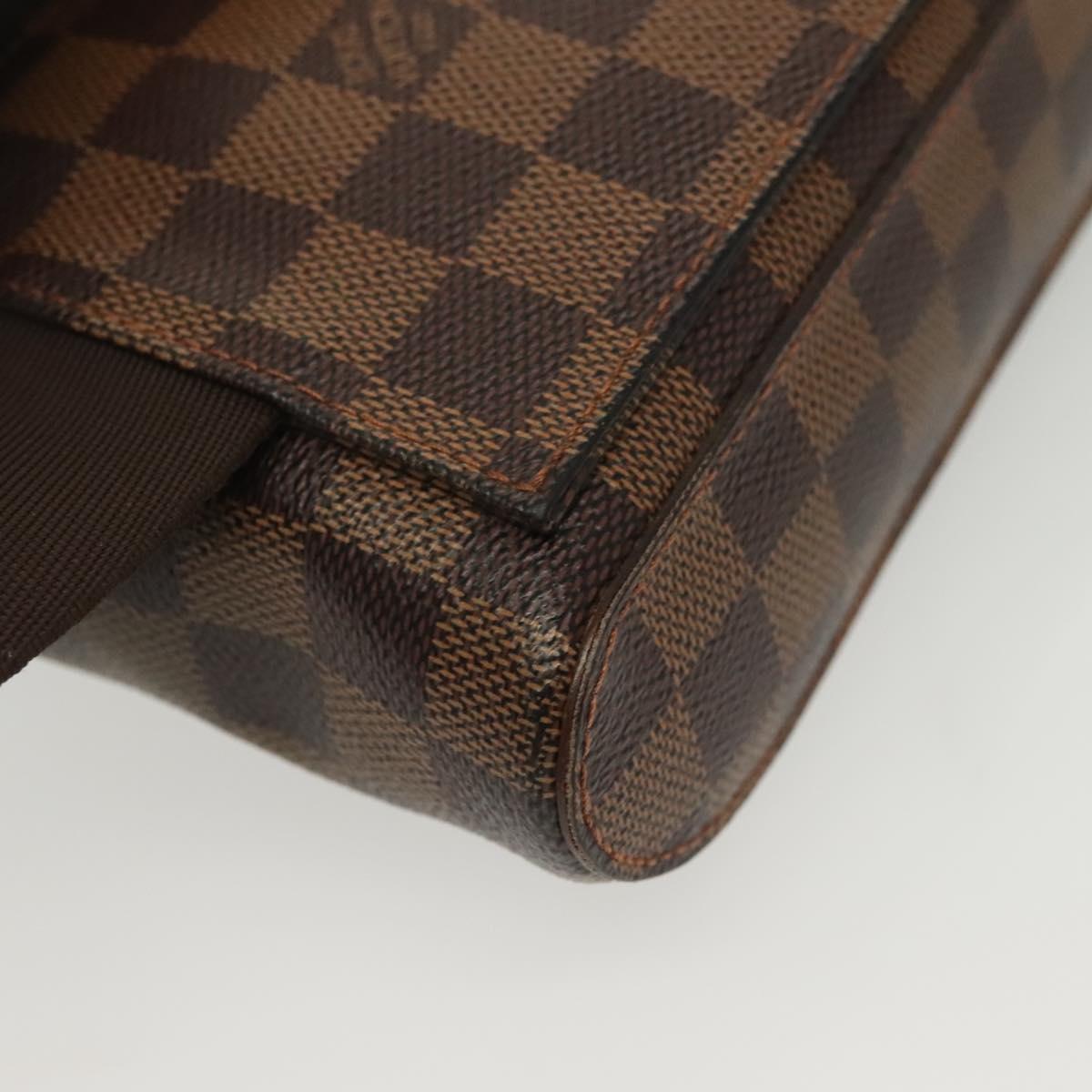 LOUIS VUITTON Damier Ebene Geronimos Shoulder Bag N51994 LV Auth yk19392