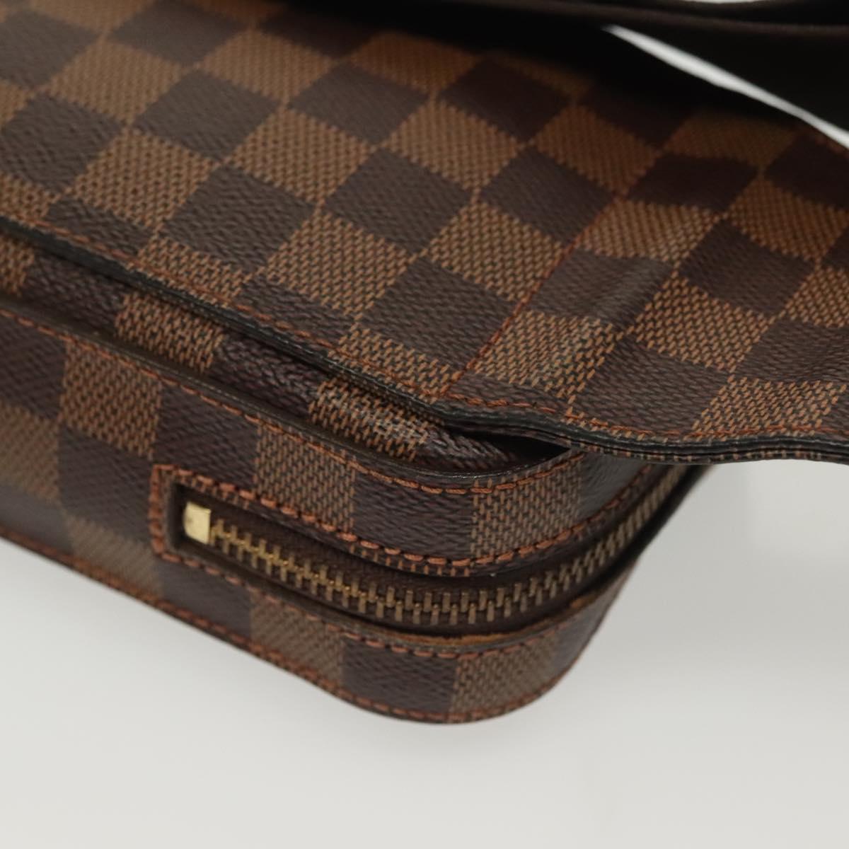 LOUIS VUITTON Damier Ebene Geronimos Shoulder Bag N51994 LV Auth yk19392