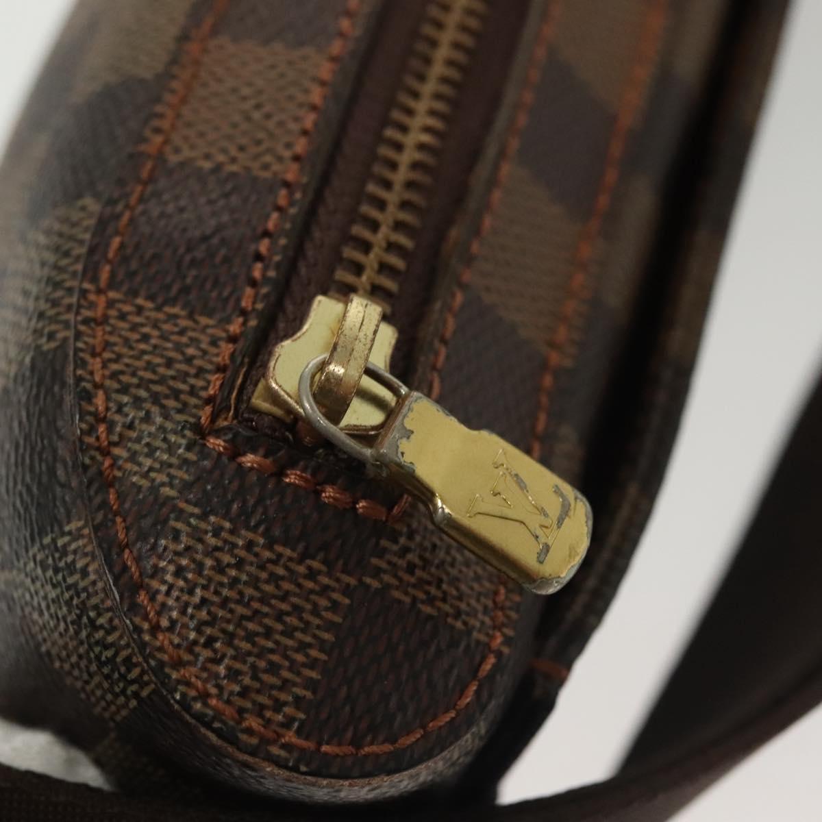 LOUIS VUITTON Damier Ebene Geronimos Shoulder Bag N51994 LV Auth yk19392