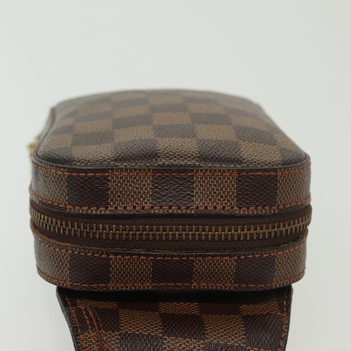 LOUIS VUITTON Damier Ebene Geronimos Shoulder Bag N51994 LV Auth yk19392