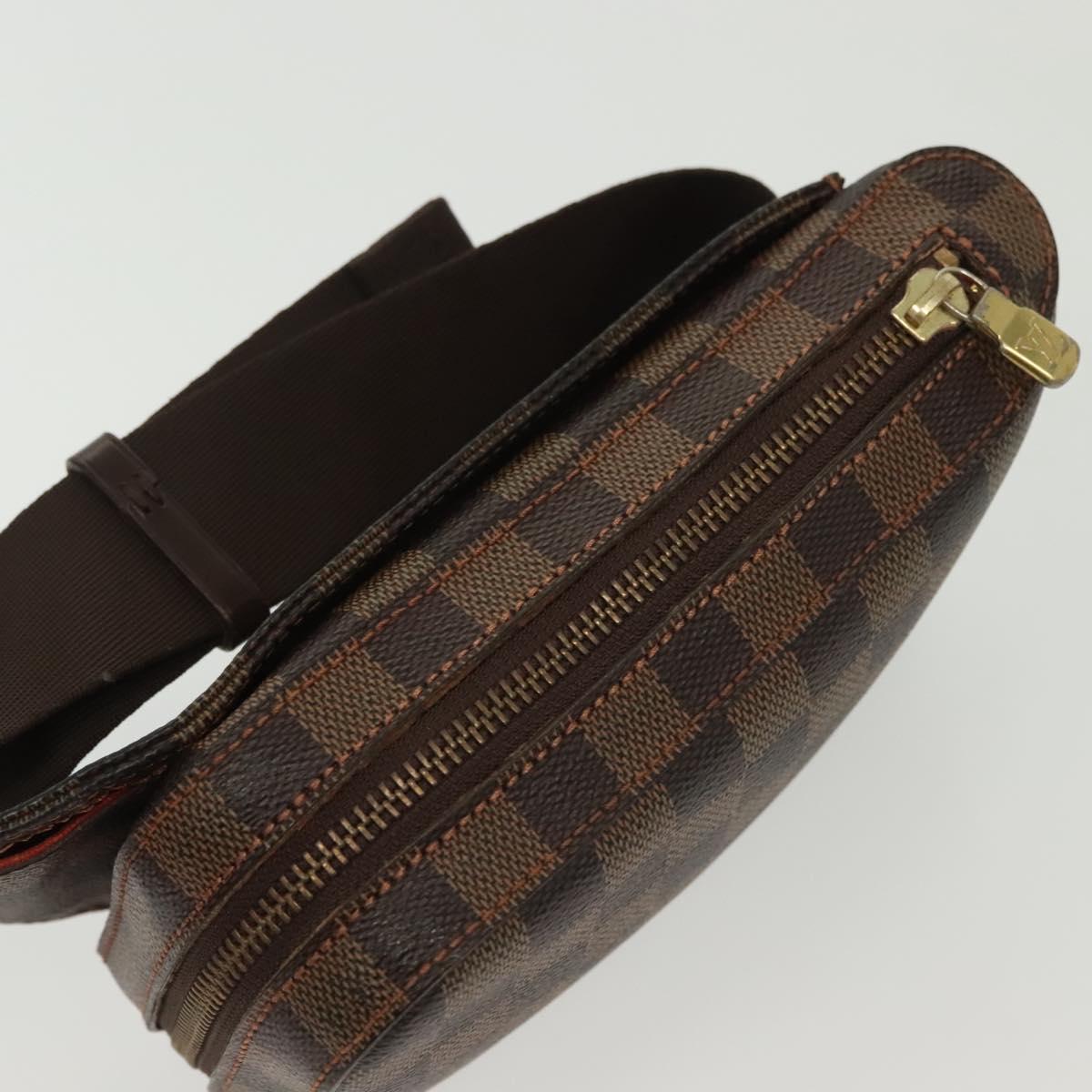 LOUIS VUITTON Damier Ebene Geronimos Shoulder Bag N51994 LV Auth yk19392