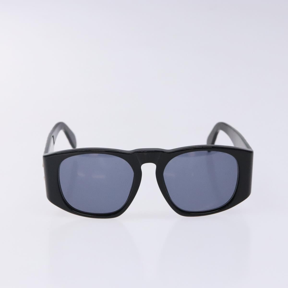 CHANEL Sunglasses plastic Black CC Auth yk19399