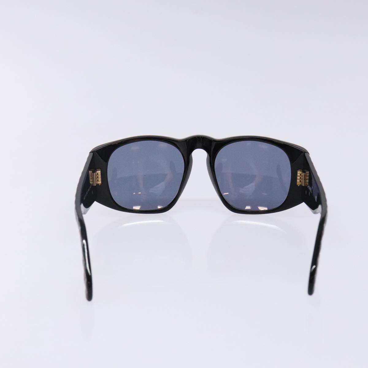 CHANEL Sunglasses plastic Black CC Auth yk19399