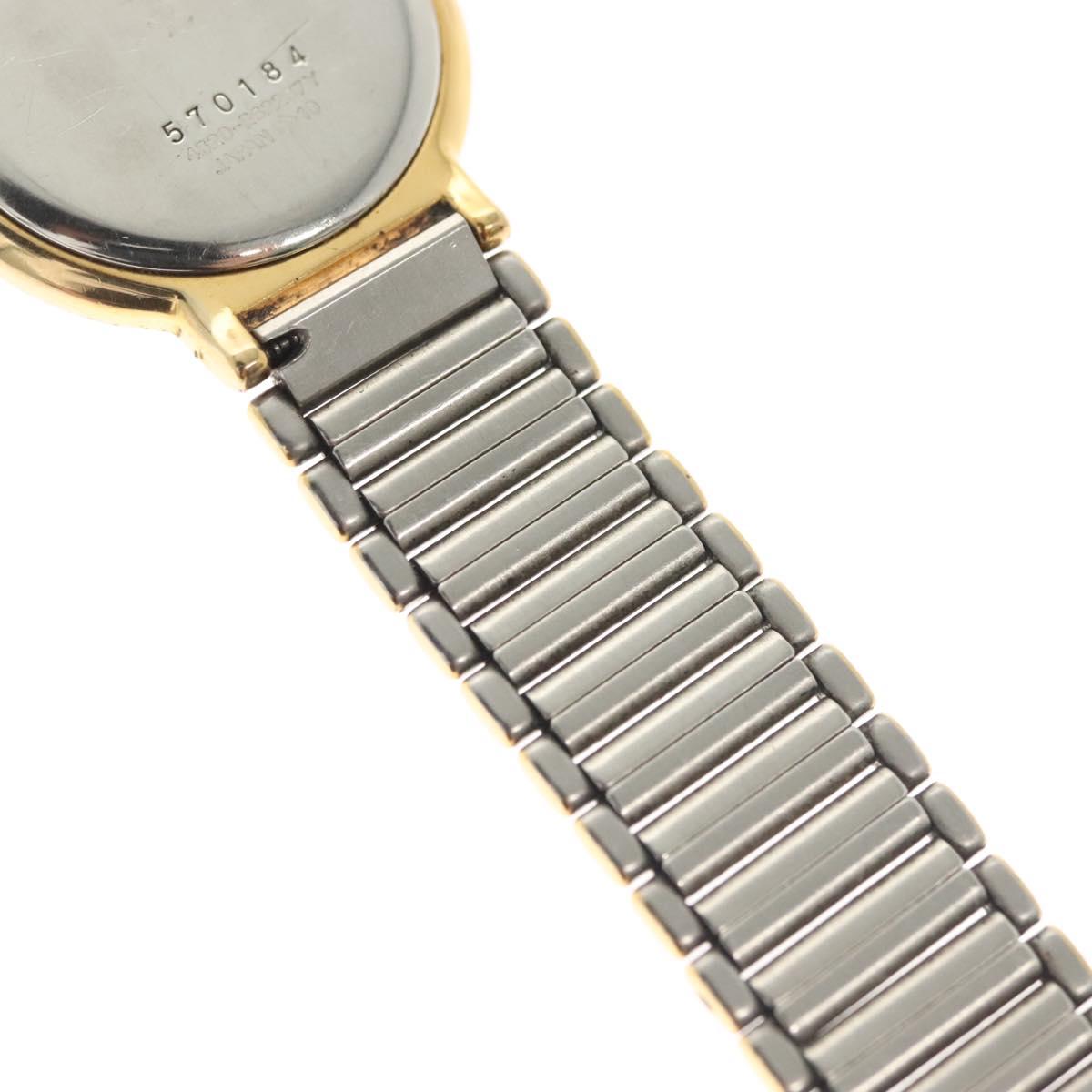 SAINT LAURENT Watches metal Silver Auth yk19419