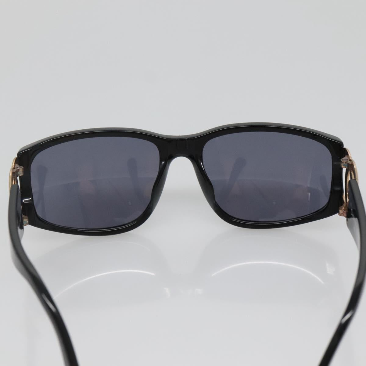 CHANEL Sunglasses plastic Black CC Auth yk19428