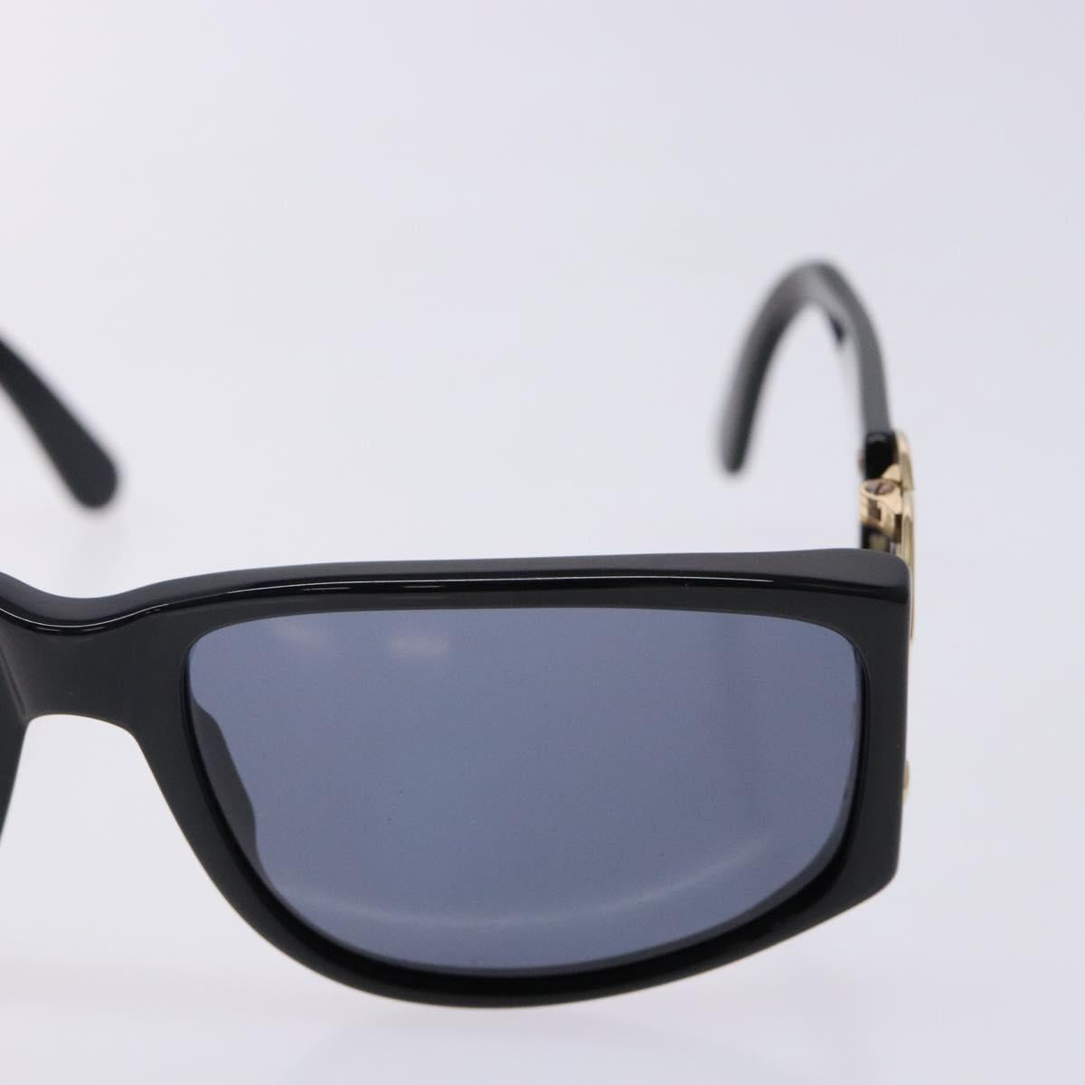 CHANEL Sunglasses plastic Black CC Auth yk19444