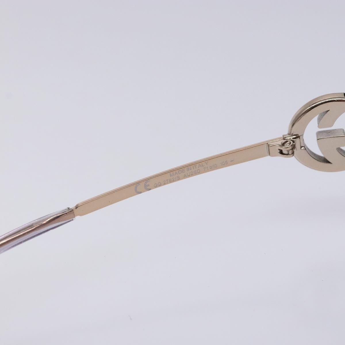 GUCCI Sunglasses metal Gold Tone Auth yk19460V