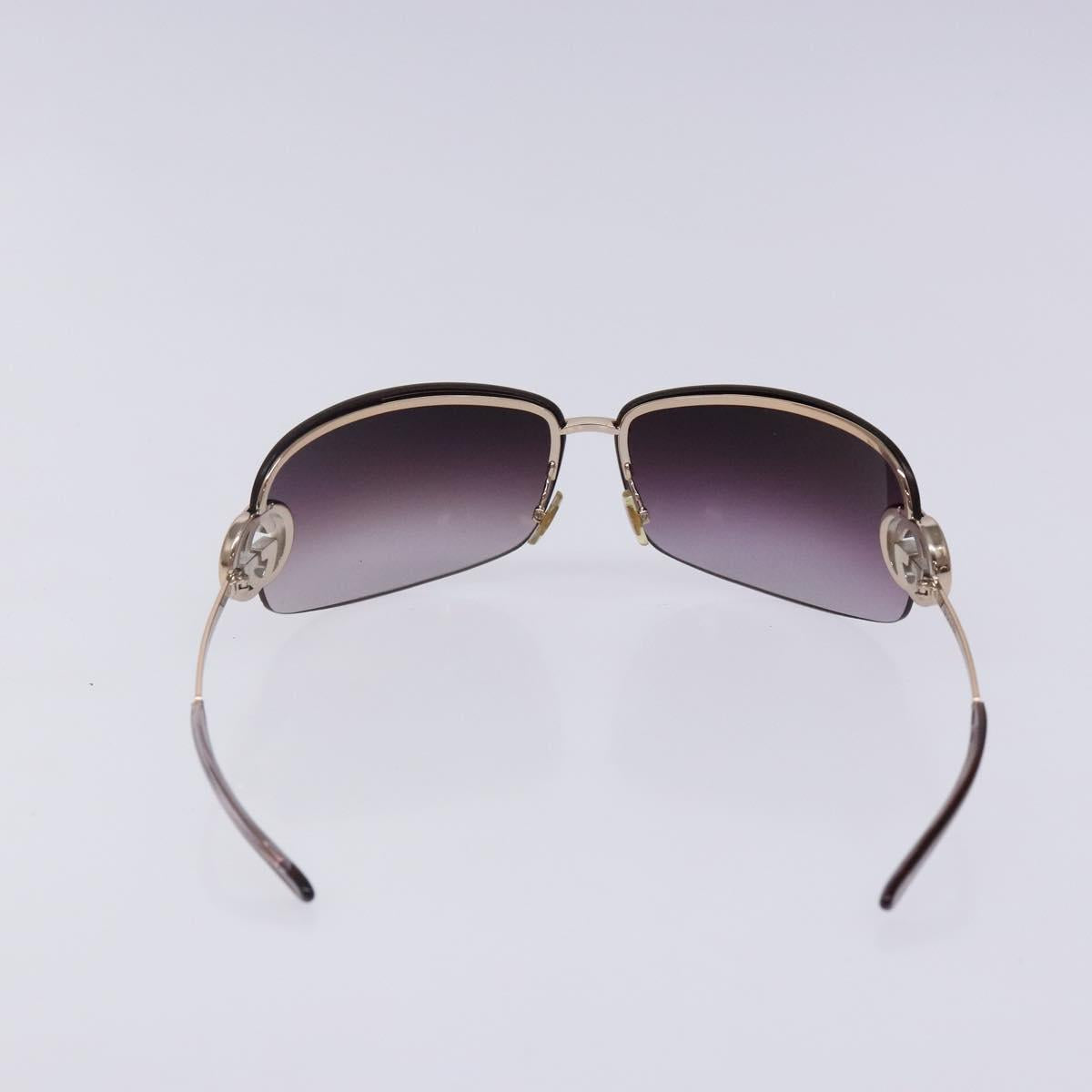 GUCCI Sunglasses metal Gold Tone Auth yk19460V