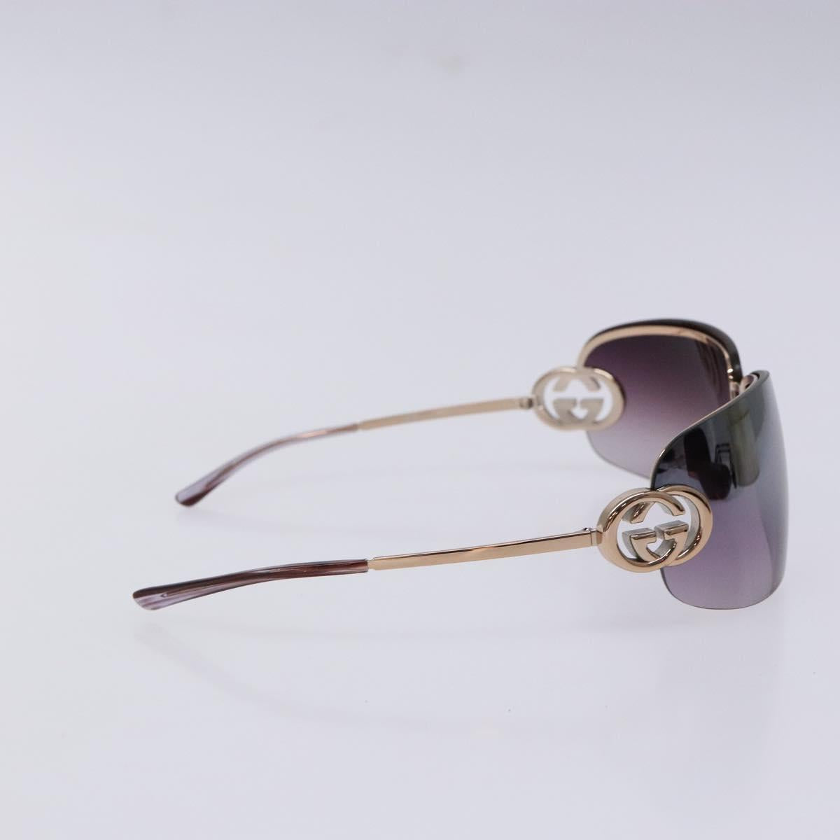 GUCCI Sunglasses metal Gold Tone Auth yk19460V