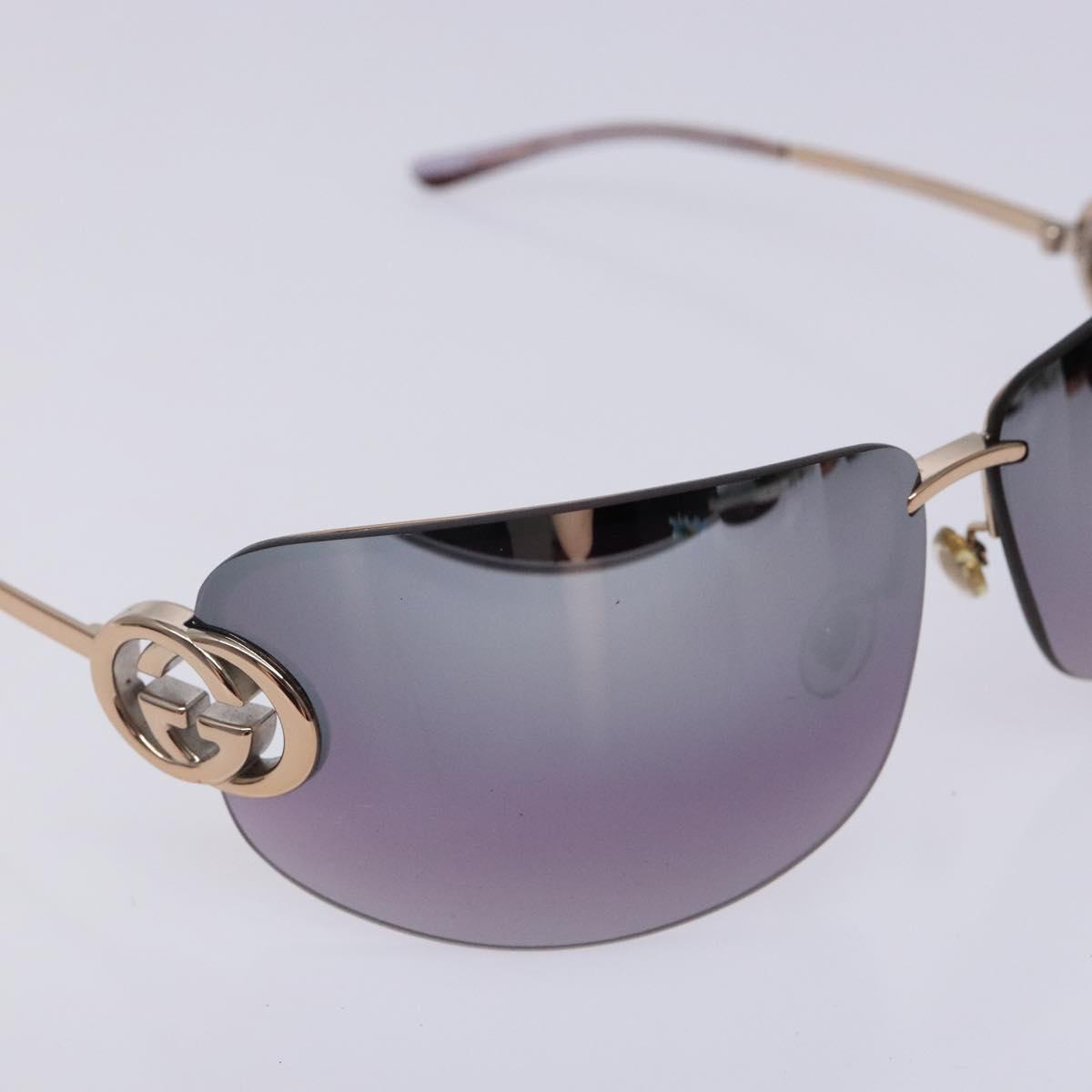GUCCI Sunglasses metal Gold Tone Auth yk19460V