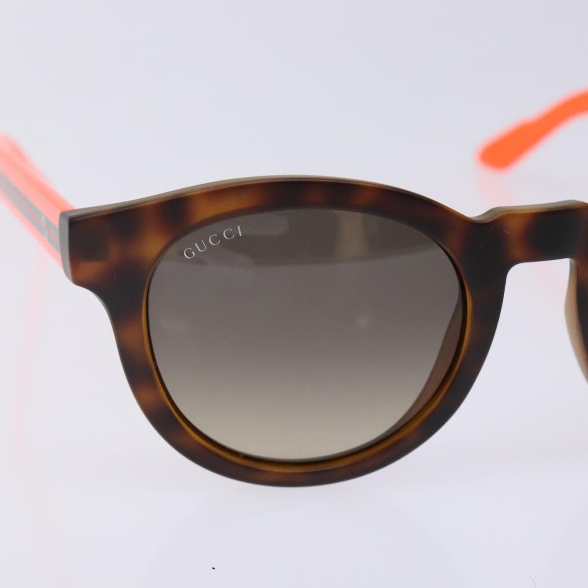 GUCCI Sunglasses plastic Orange Auth yk19462