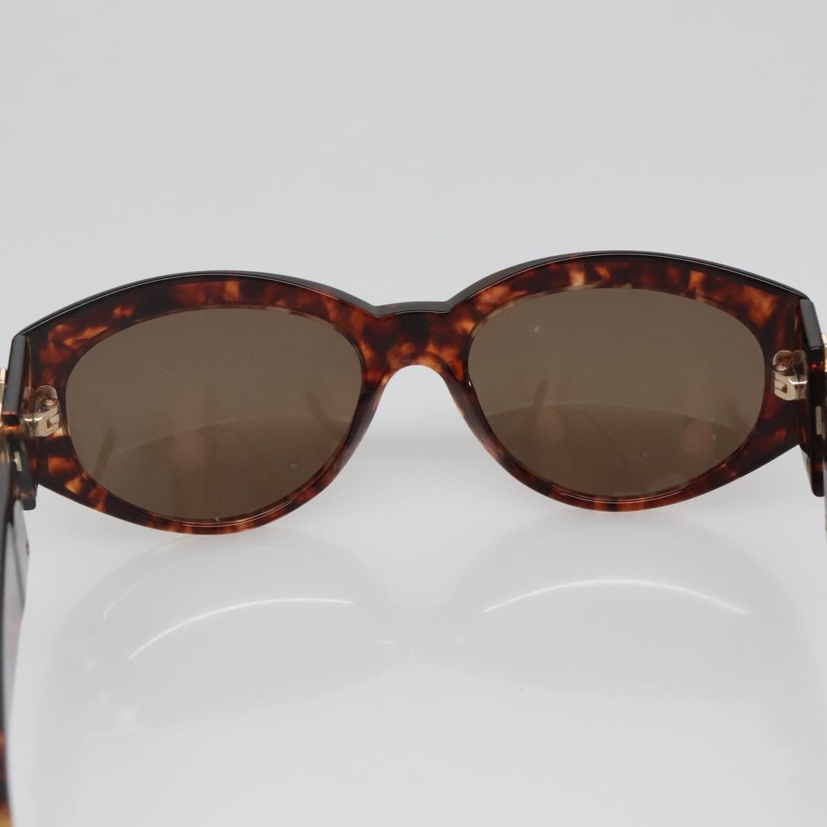 SAINT LAURENT Sunglasses plastic Brown Auth yk19491