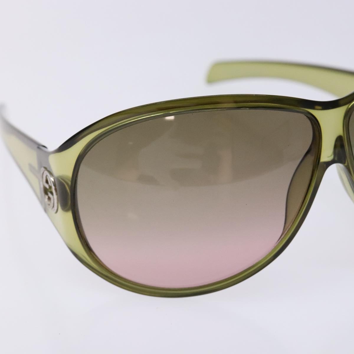 GUCCI Sunglasses plastic Green Auth yk19495