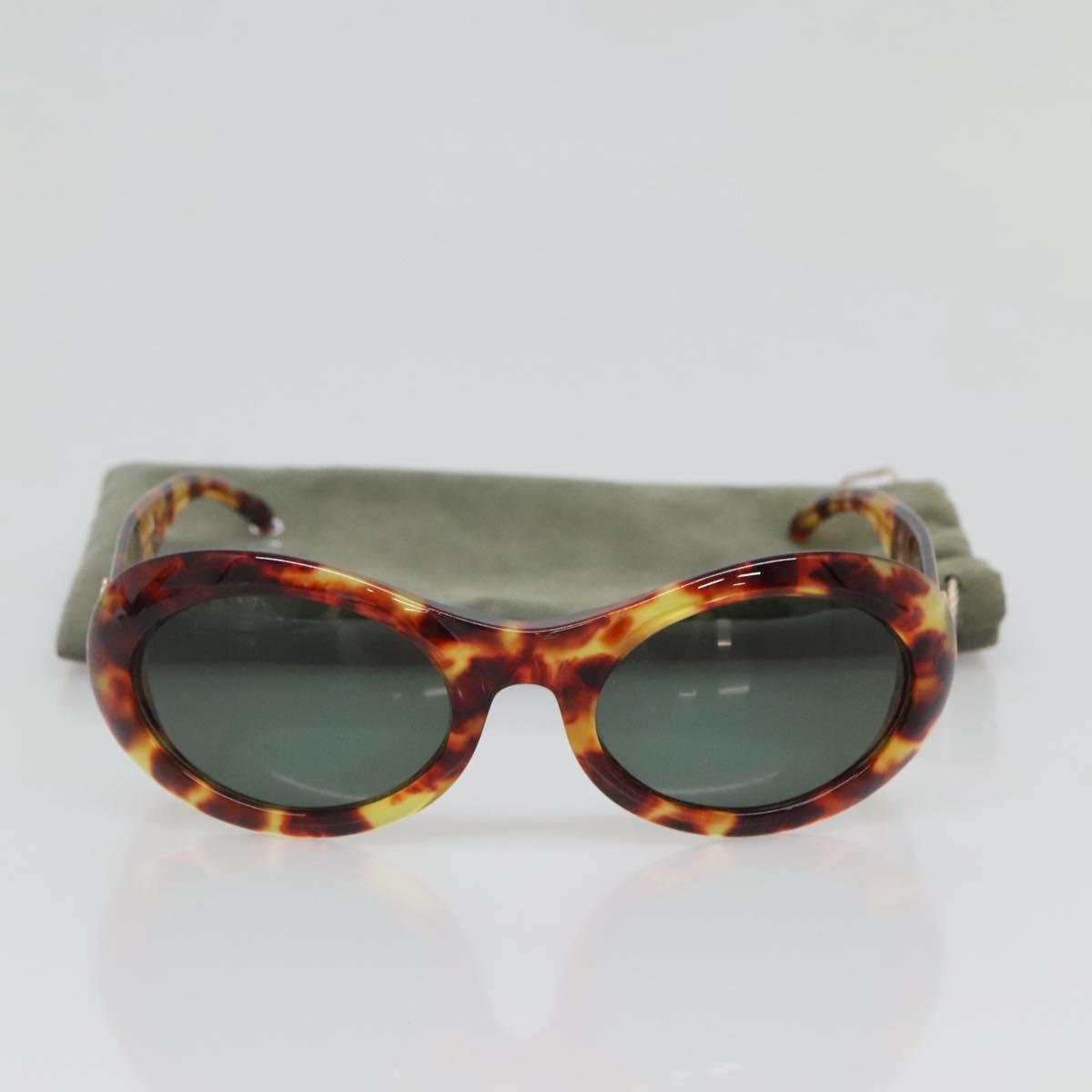 GUCCI Sunglasses plastic Brown Auth yk19496