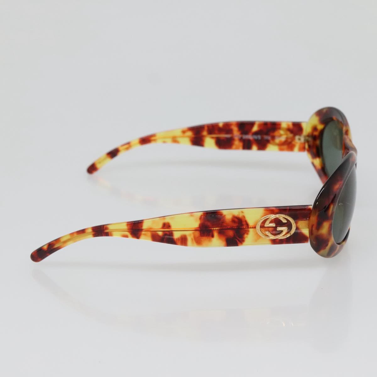 GUCCI Sunglasses plastic Brown Auth yk19496