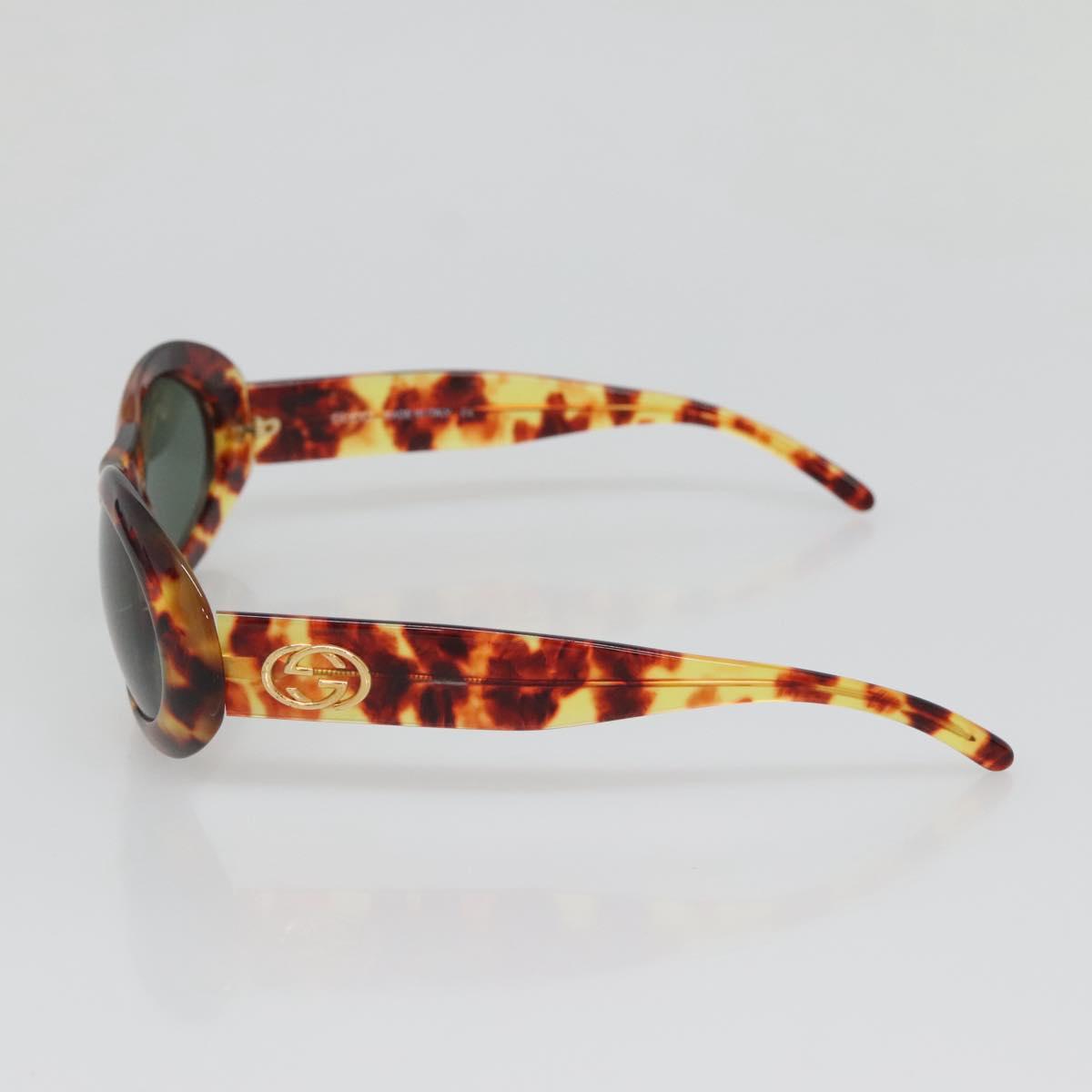 GUCCI Sunglasses plastic Brown Auth yk19496