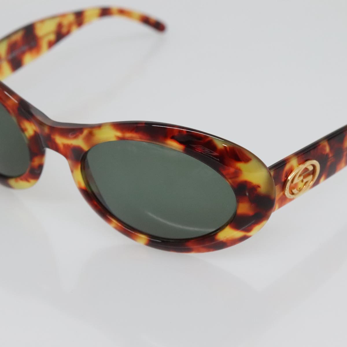 GUCCI Sunglasses plastic Brown Auth yk19496