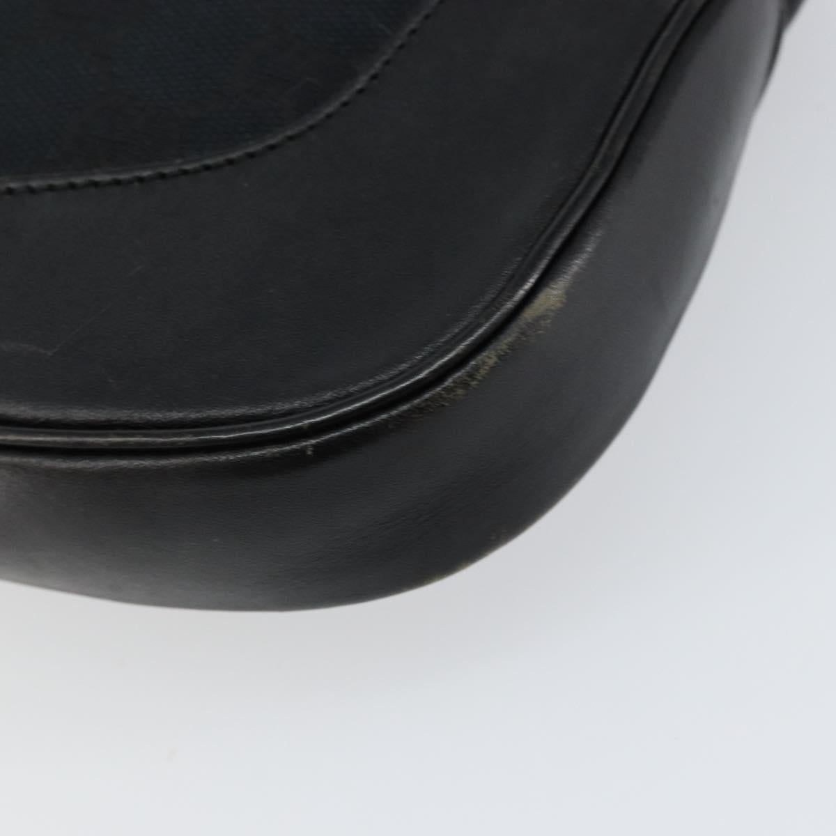 GUCCI GG Canvas Jackie Shoulder Bag Black Silver 001 3306 Auth yk19505