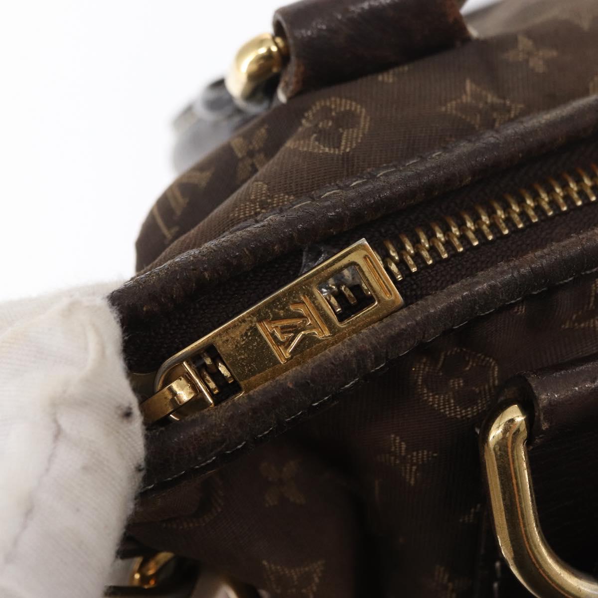 LOUIS VUITTON Monogram Idylle Elegy Hand Bag Black M56696 LV Auth yk19507