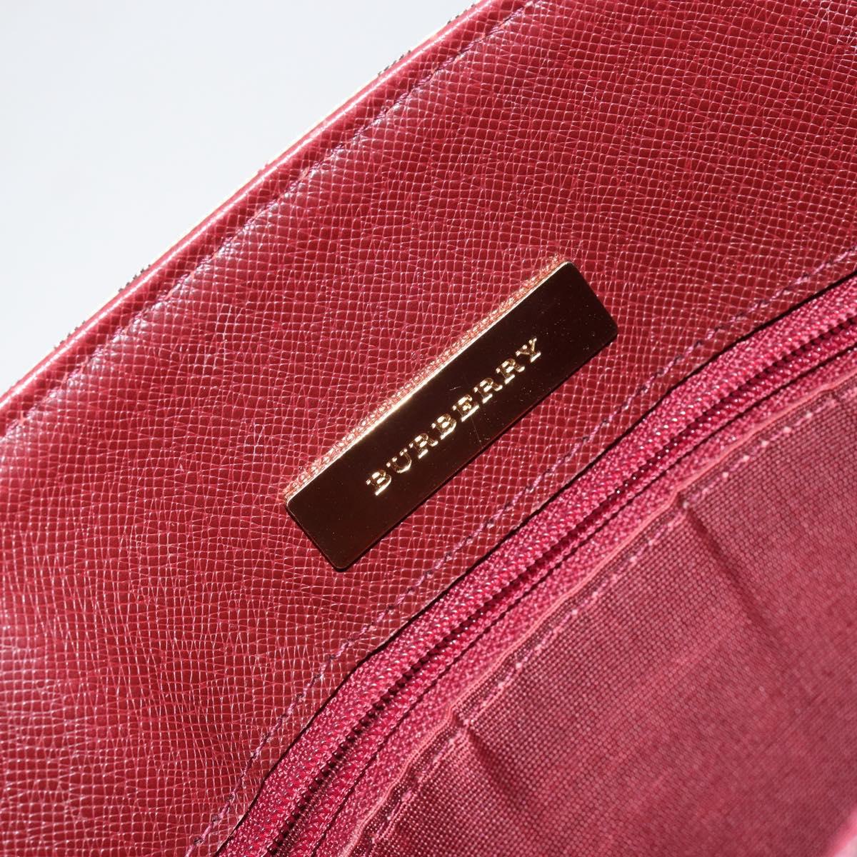 BURBERRY Nova Check Tote Bag Canvas Beige Gold Auth yk19514