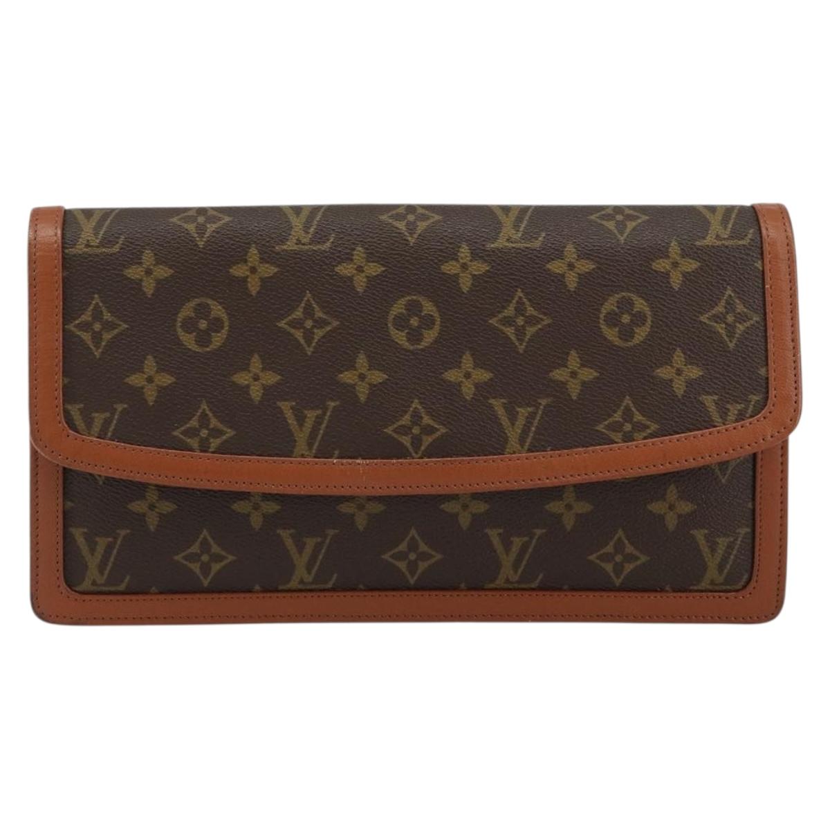 LOUIS VUITTON Monogram Pochette Dam GM Clutch Bag M51810 LV Auth yk19528