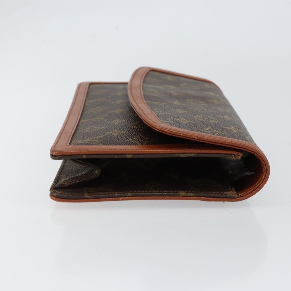 LOUIS VUITTON Monogram Pochette Dam GM Clutch Bag M51810 LV Auth yk19528