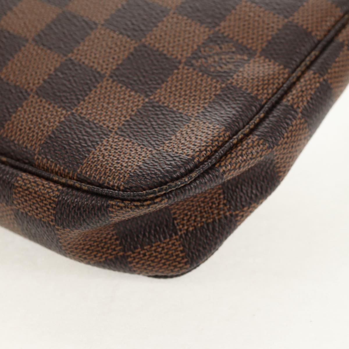 LOUIS VUITTON Damier Ebene Pochette Accessoires Pouch N41206 LV Auth yk19541A