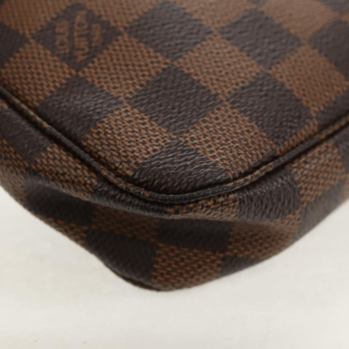 LOUIS VUITTON Damier Ebene Pochette Accessoires Pouch N41206 LV Auth yk19541A
