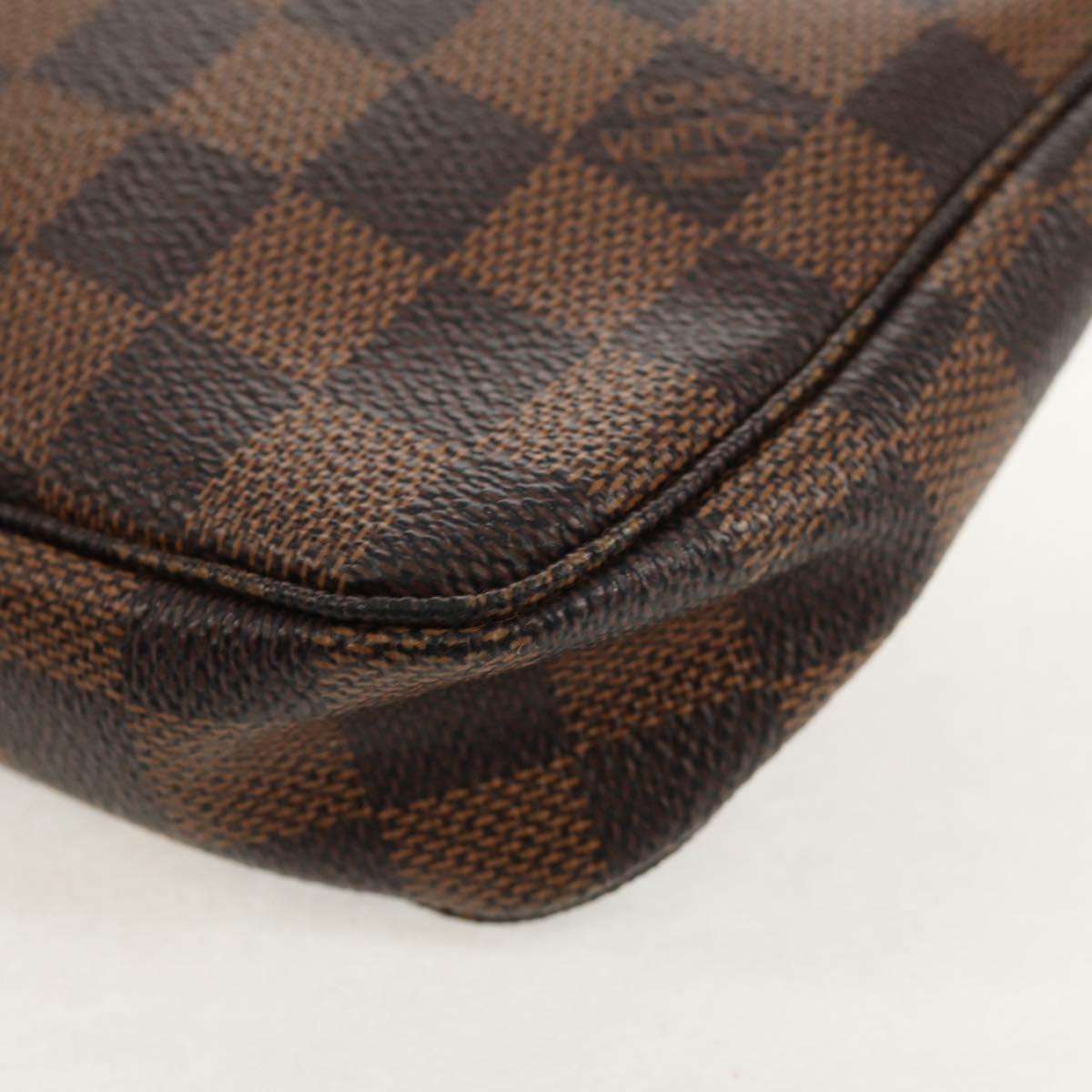 LOUIS VUITTON Damier Ebene Pochette Accessoires Pouch N41206 LV Auth yk19541A