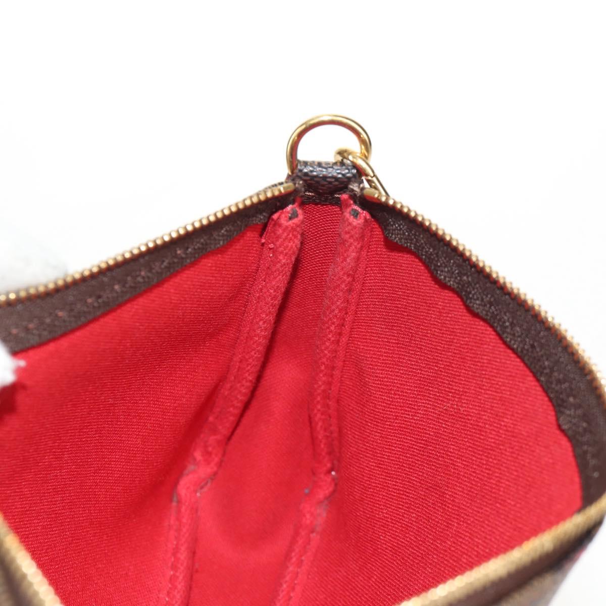 LOUIS VUITTON Damier Ebene Pochette Accessoires Pouch N41206 LV Auth yk19541A