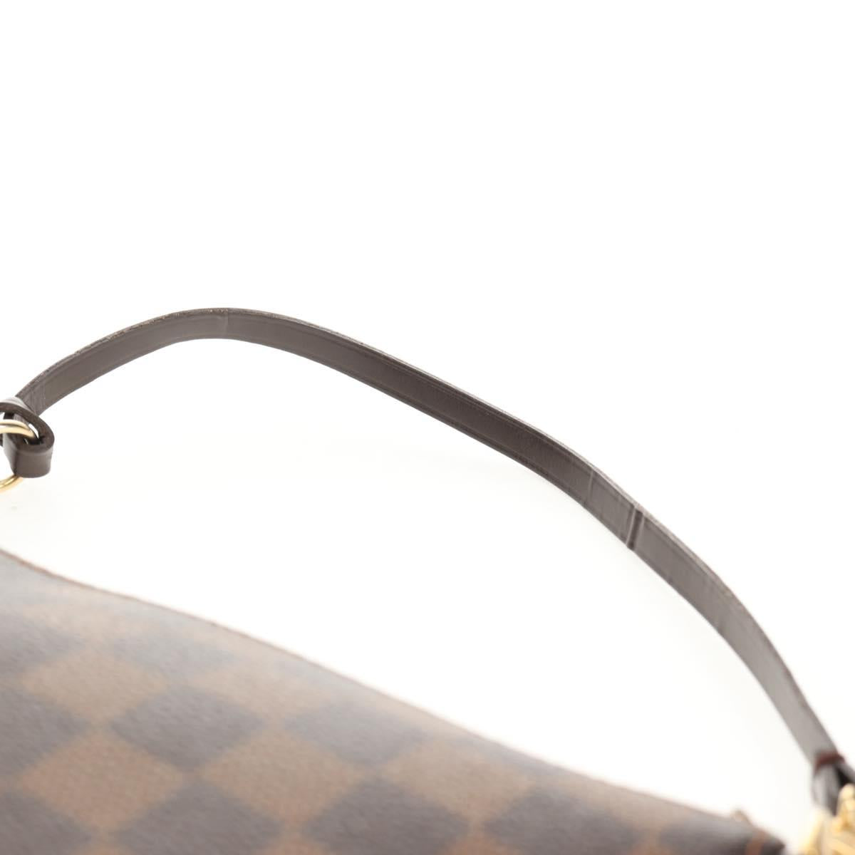 LOUIS VUITTON Damier Ebene Pochette Accessoires Pouch N41206 LV Auth yk19541A