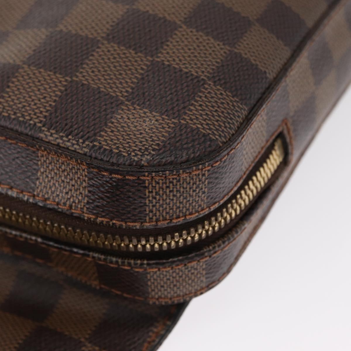 LOUIS VUITTON Damier Ebene Geronimos Shoulder Bag N51994 LV Auth yk19542