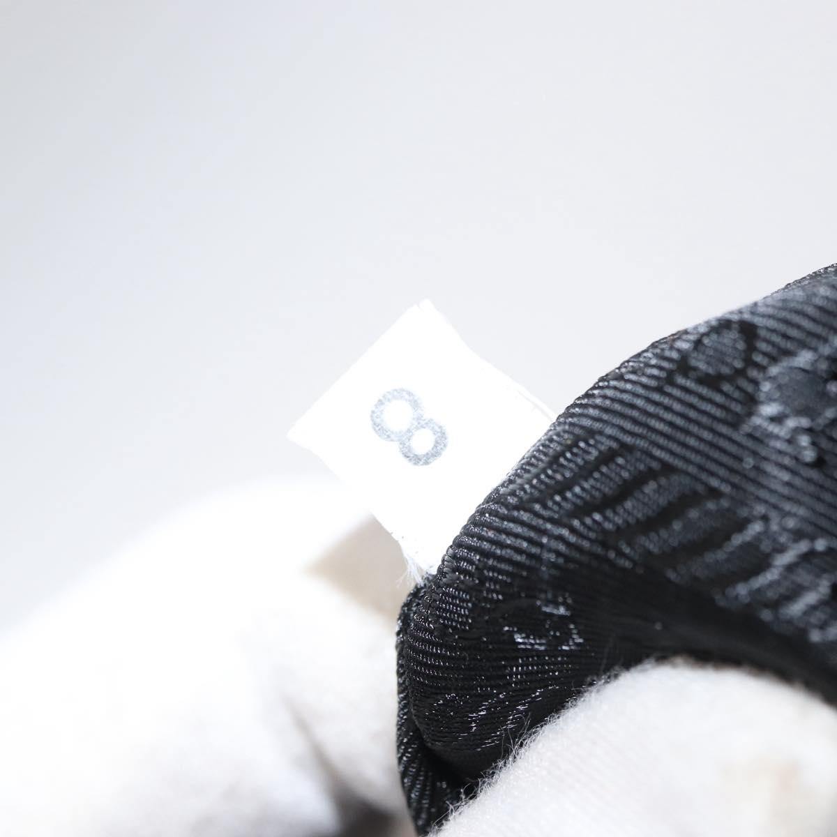 PRADA Shoulder Bag Nylon Black Silver Auth yk19544