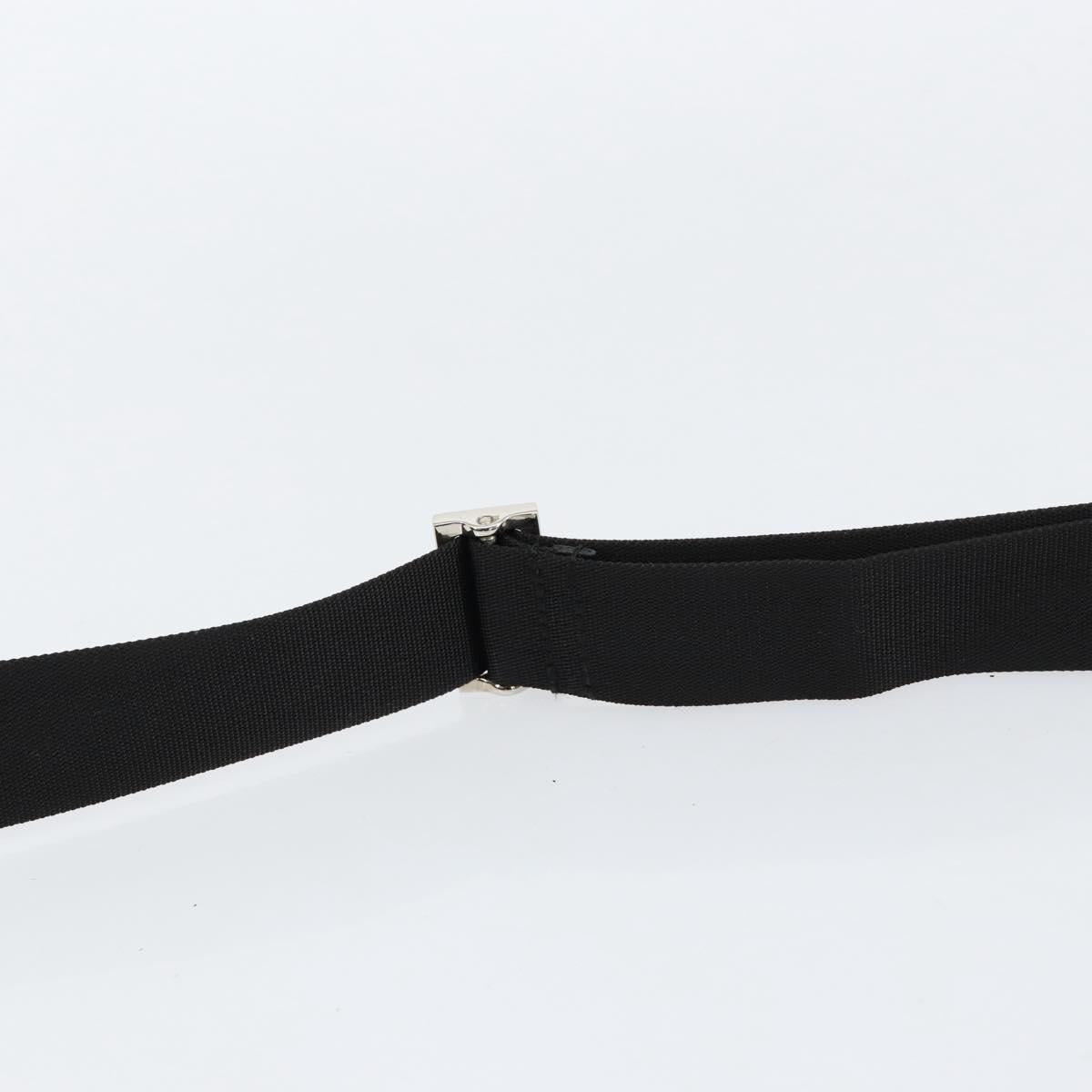 GUCCI GG Canvas Shoulder Bag Black Silver 28562 Auth yk19546