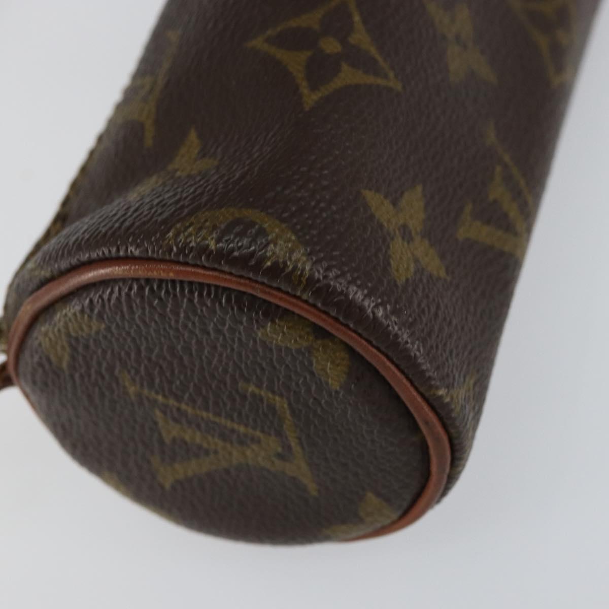 LOUIS VUITTON Monogram Papillon Pouch LV Auth yk19562