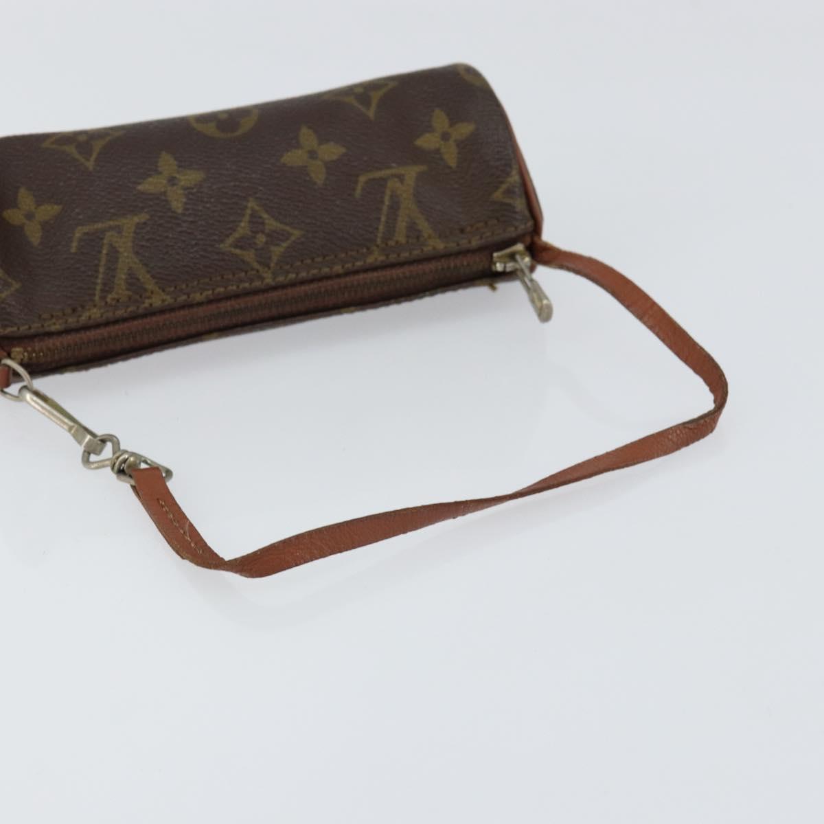LOUIS VUITTON Monogram Papillon Pouch LV Auth yk19562