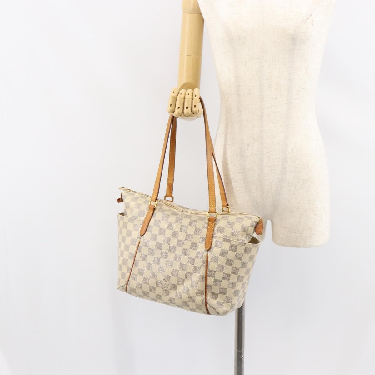 LOUIS VUITTON Damier Azur Totally PM Tote Bag N41280 LV Auth yk19573