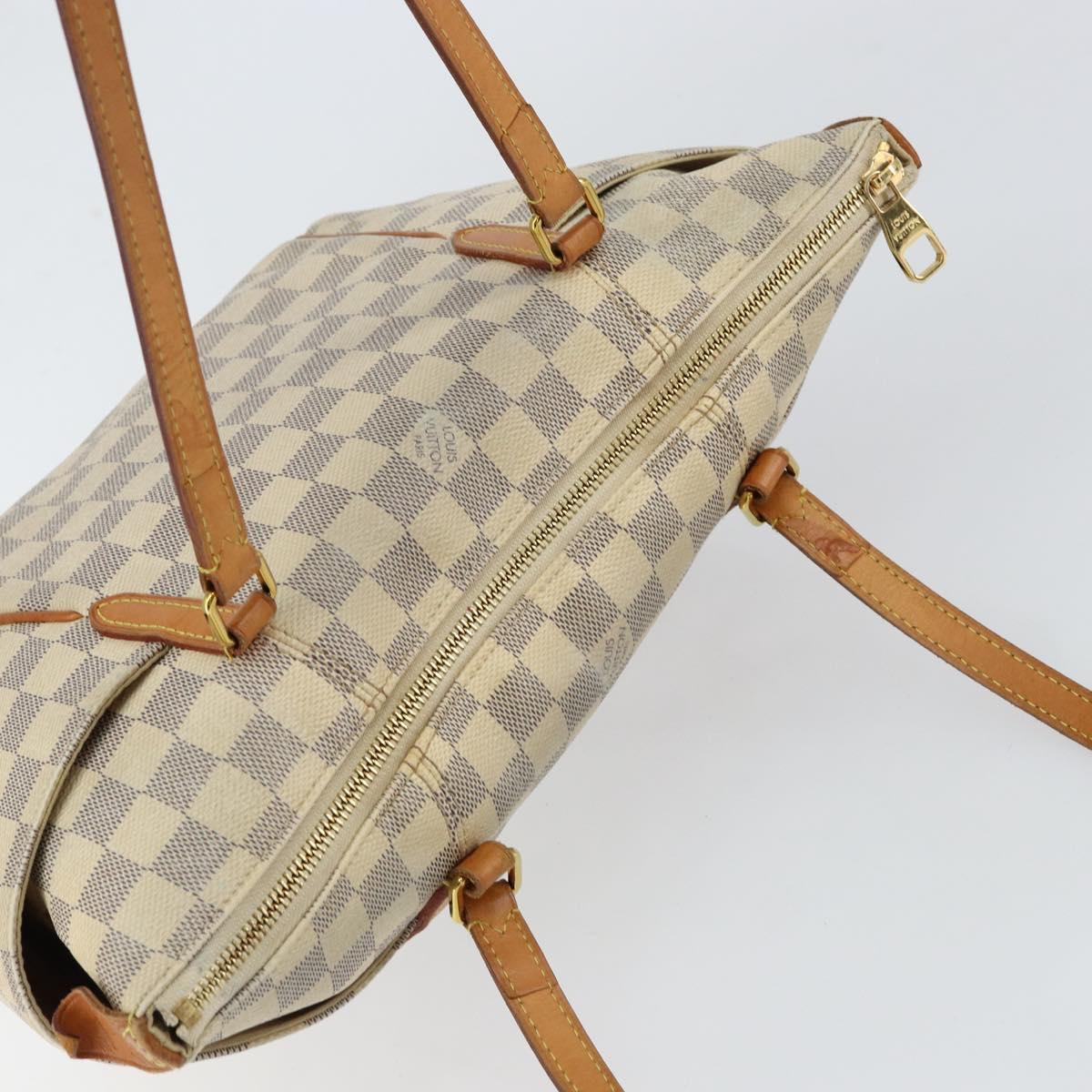 LOUIS VUITTON Damier Azur Totally PM Tote Bag N41280 LV Auth yk19573