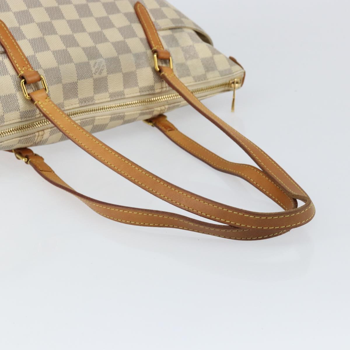 LOUIS VUITTON Damier Azur Totally PM Tote Bag N41280 LV Auth yk19573