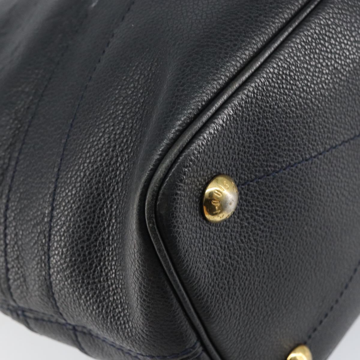 LOUIS VUITTON Empreinte Citadines PM Tote Bag Black Anfini M40517 Auth yk19574