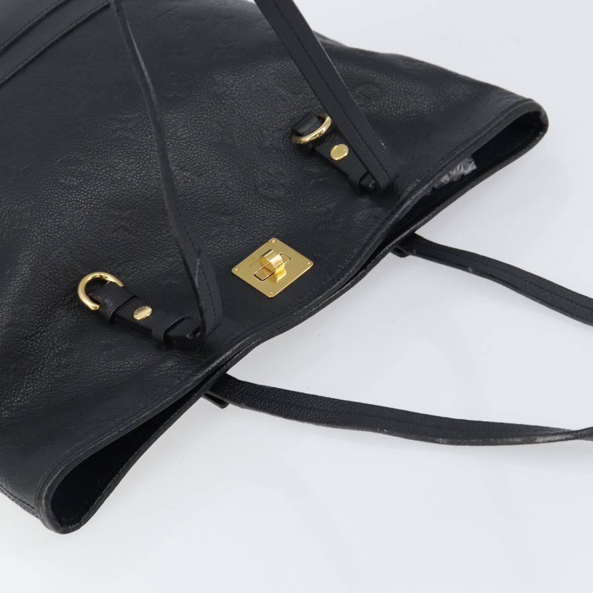LOUIS VUITTON Empreinte Citadines PM Tote Bag Black Anfini M40517 Auth yk19574