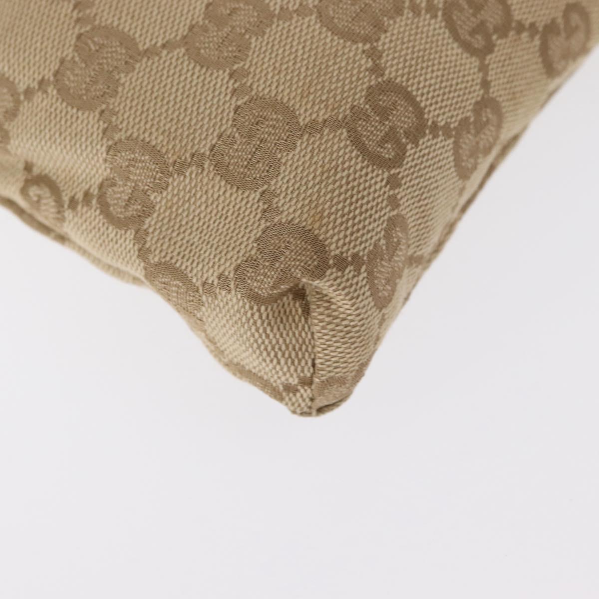 GUCCI GG Canvas Waist bag Beige Gold 28566 Auth yk19581