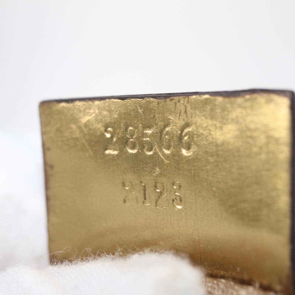 GUCCI GG Canvas Waist bag Beige Gold 28566 Auth yk19581