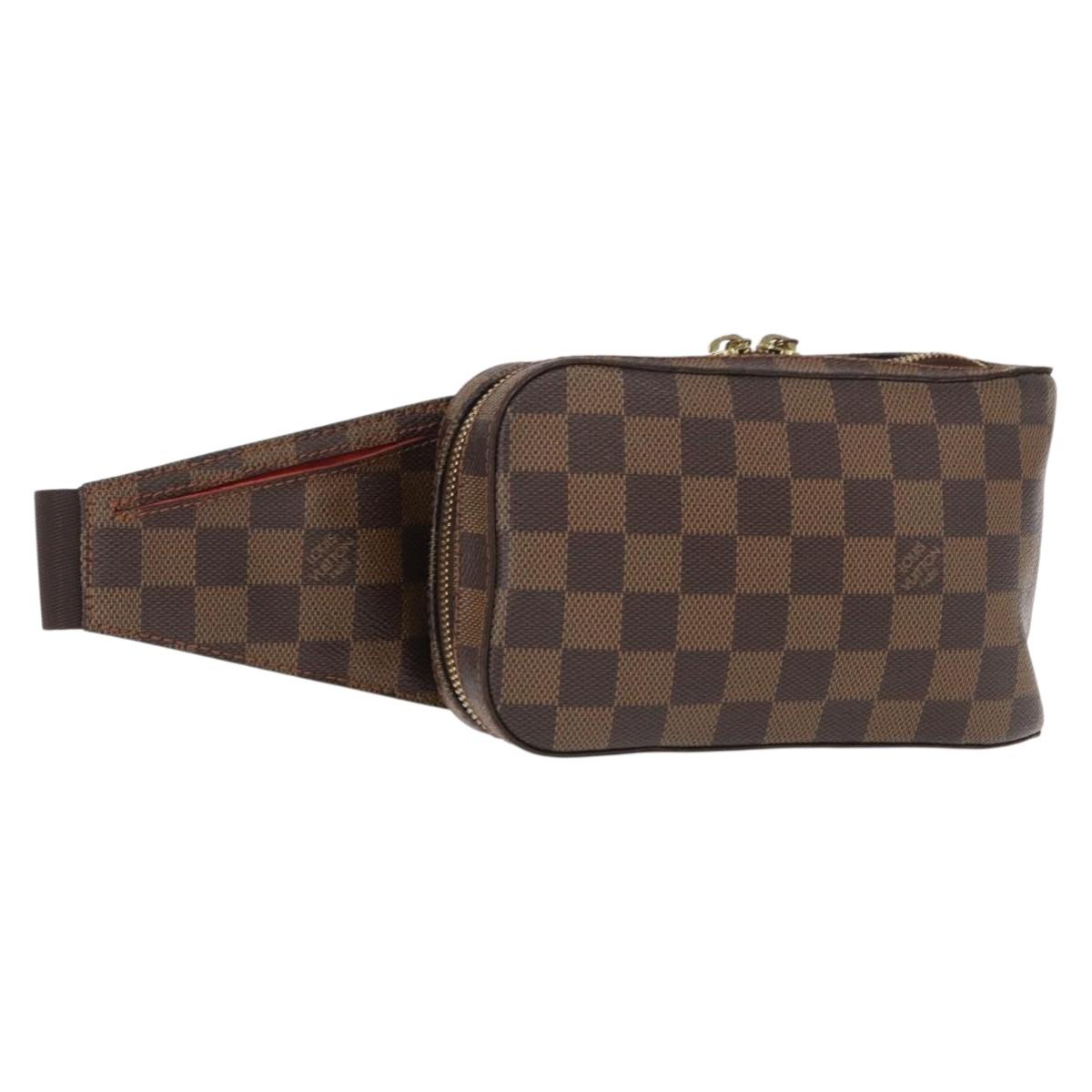 LOUIS VUITTON Damier Ebene Geronimos Shoulder Bag N51994 LV Auth yk19586