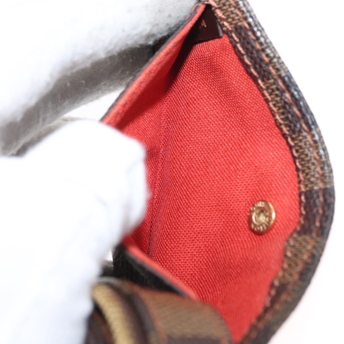 LOUIS VUITTON Damier Ebene Geronimos Shoulder Bag N51994 LV Auth yk19586