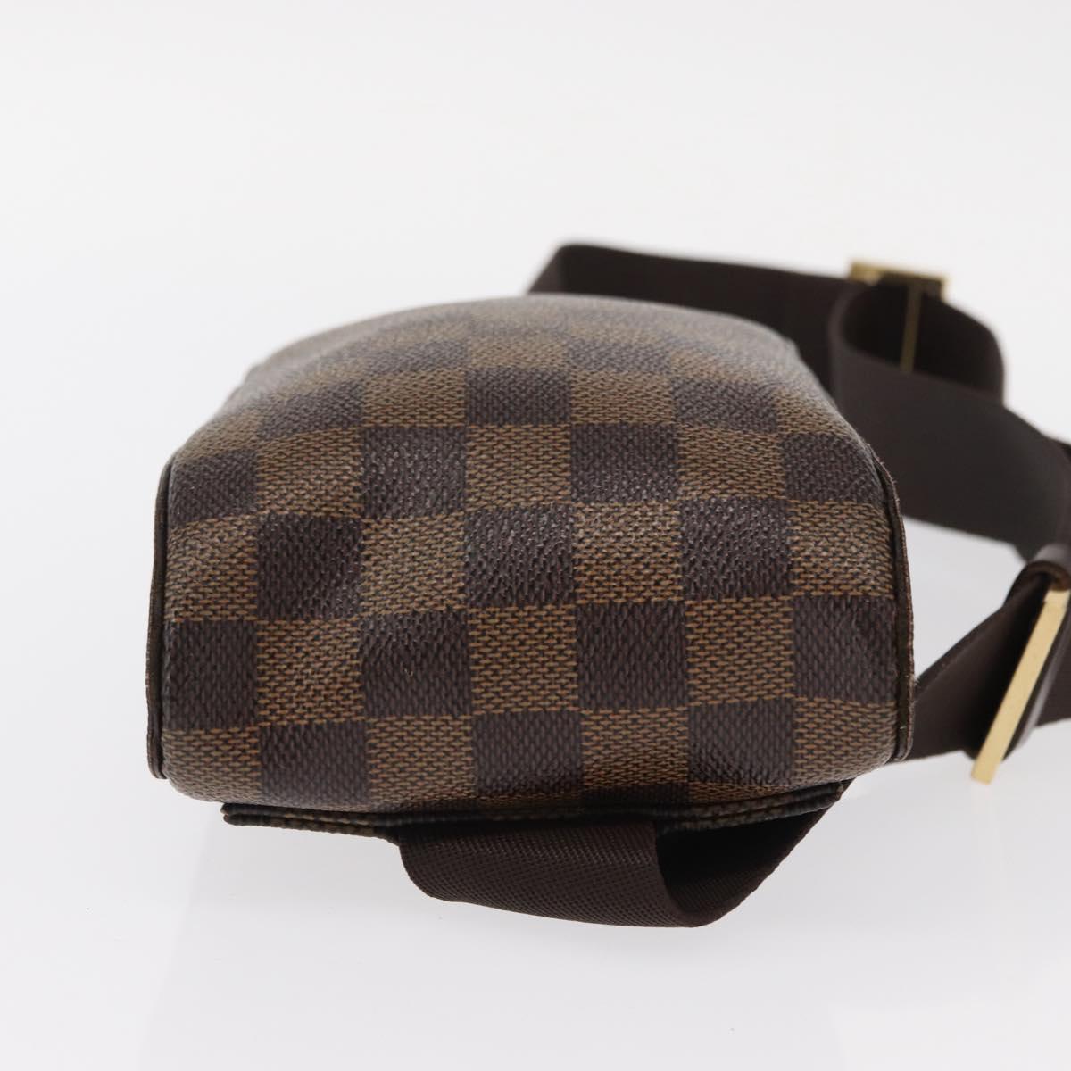 LOUIS VUITTON Damier Ebene Geronimos Shoulder Bag N51994 LV Auth yk19586