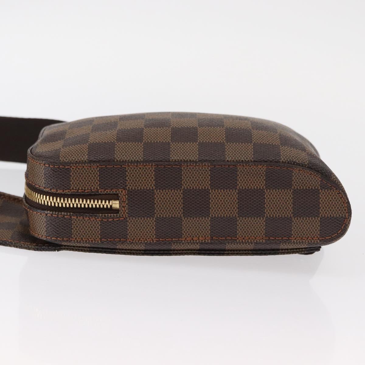 LOUIS VUITTON Damier Ebene Geronimos Shoulder Bag N51994 LV Auth yk19586