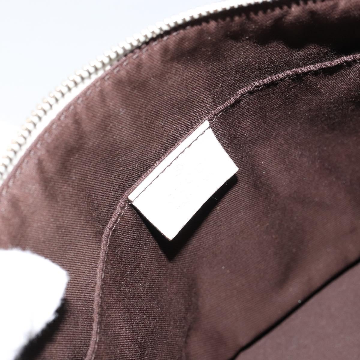 GUCCI GG Canvas Hand Bag Beige Gold 189825 Auth yk19588