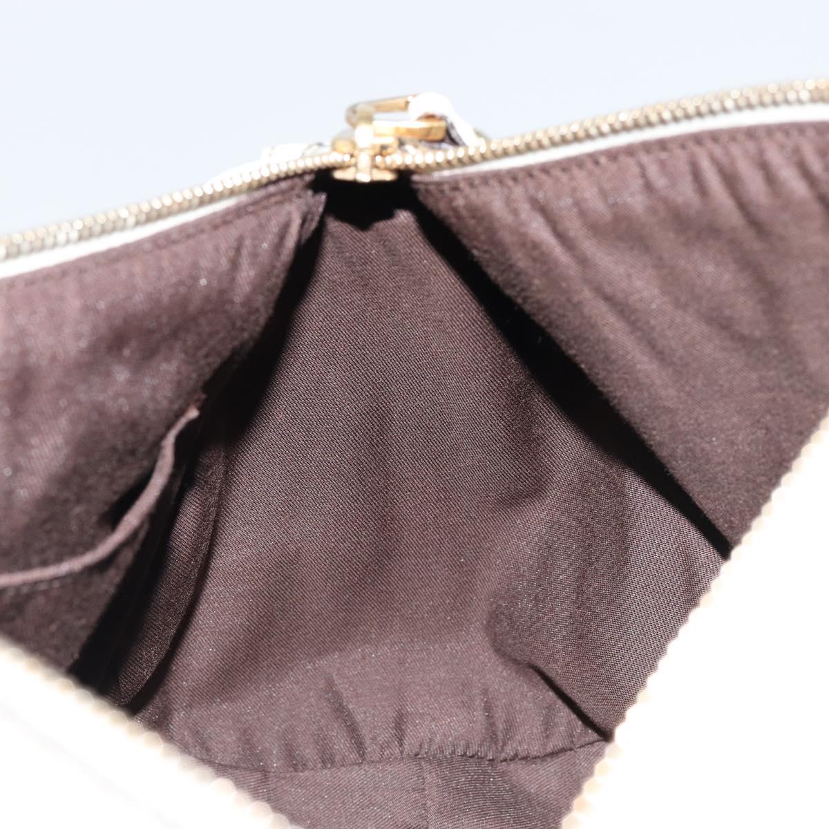 GUCCI GG Canvas Hand Bag Beige Gold 189825 Auth yk19588